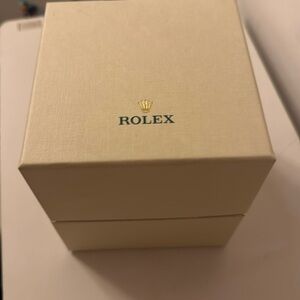 Emptied rolax watch box